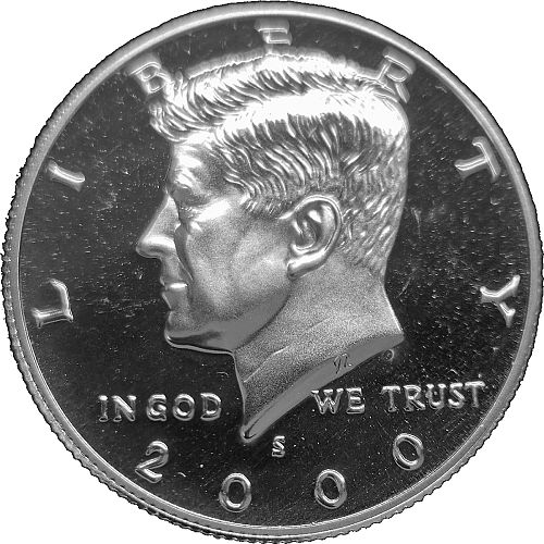 2000 S Kennedy Half Dollar Proof