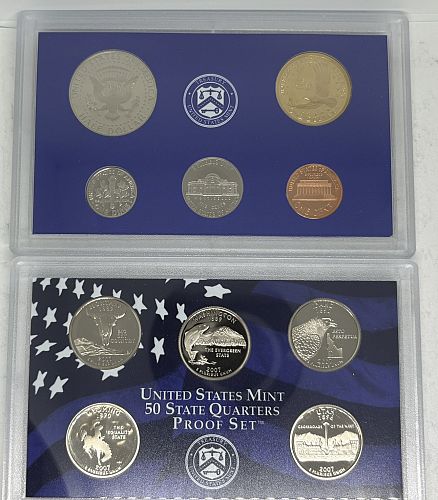 2007-S US Mint Proof Set, 14 Coin Set OGP, COA