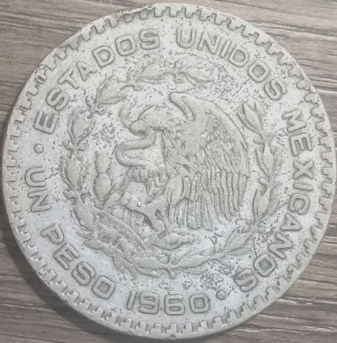 1960 MEXICO 1 PESO