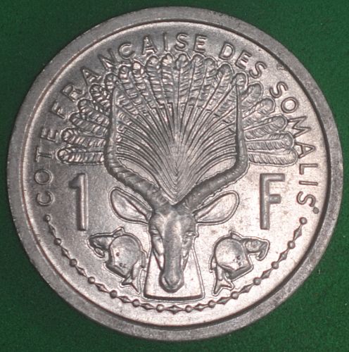 1959 French Somaliland Franc UNC