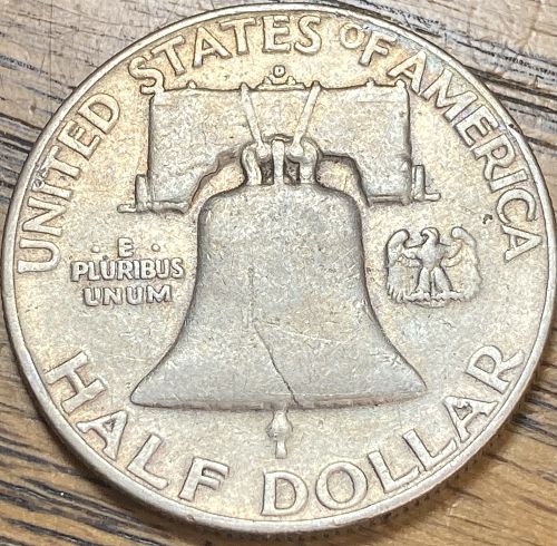 1953D Franklin half in FINE condition