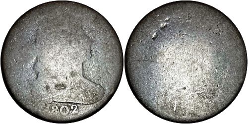 Draped Bust Cent 1802 AG&nbsp;&nbsp;&nbsp;&nbsp;SKU# 16940.08