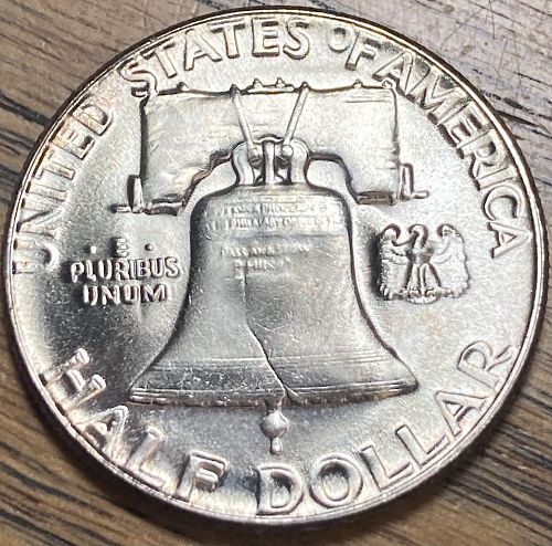 1957 Franklin half in MINT STATE condition