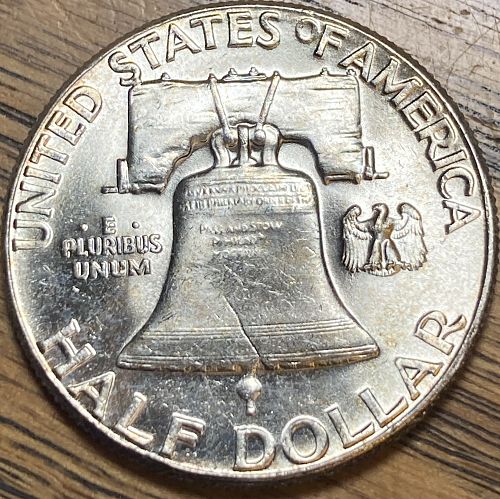 1958 Franklin half in MINT STATE condition