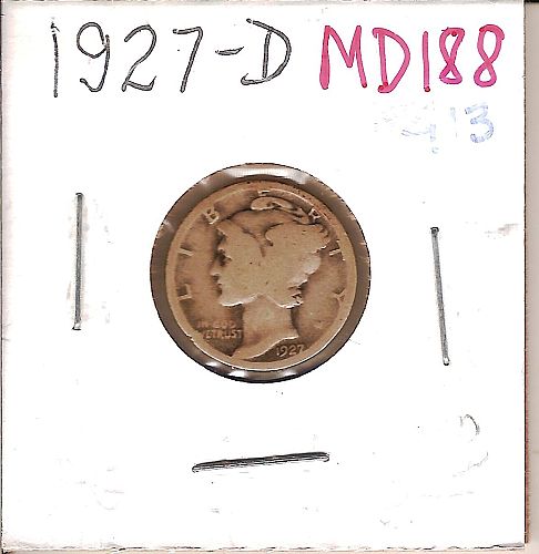 1927 D Mercury Dime Coin Value, Prices & Info | USA Coin Book