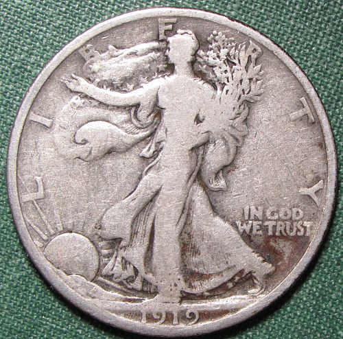 1919 P Walking Liberty Half Dollar