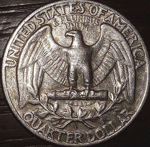 1963 D WASHINGTON QUARTER VF30