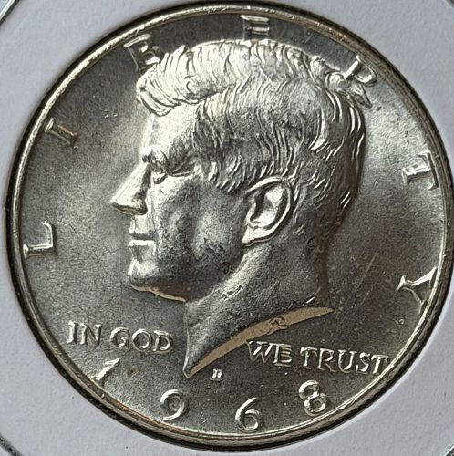 1968-D Kennedy 40% Silver Half Dollar