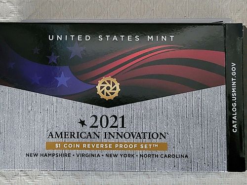 2021 American Innovation $1 Coin Reverse  Proof Set