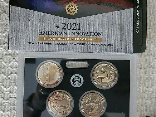 2021 American Innovation $1 Coin Reverse  Proof Set