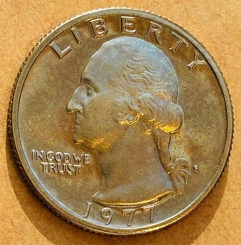 1977-S CAMEO Proof Washington quarter
