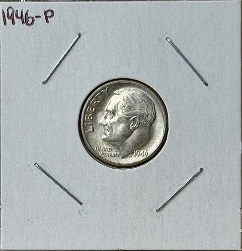 1946-P Roosevelt Silver Dime