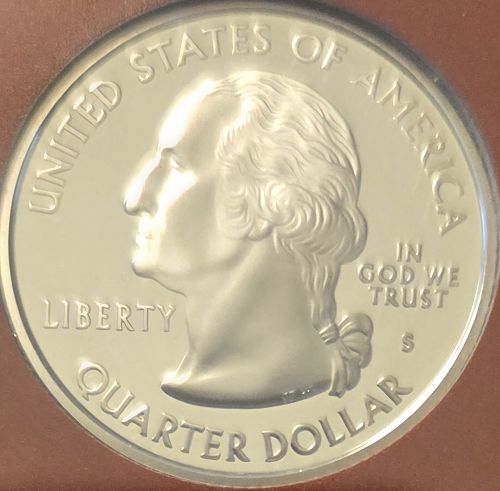 Alaska State Washington Quarter 2008-S Silver PF Will Crack From A Proof Set