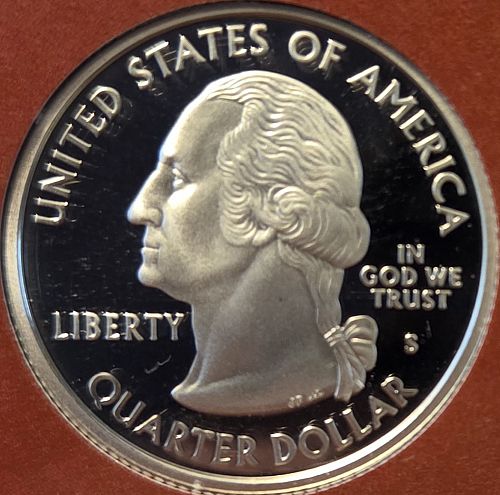 Arizona State Washington Quarter 2008-S Silver PF Will Crack From A Proof Set