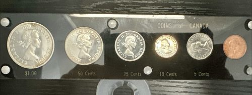 1960 Canada RCM PL Prooflike Uncirculated Set Aftermarket Capital Style Holder