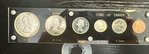 1960 Canada RCM PL Prooflike Uncirculated Set Aftermarket Capital Style Holder