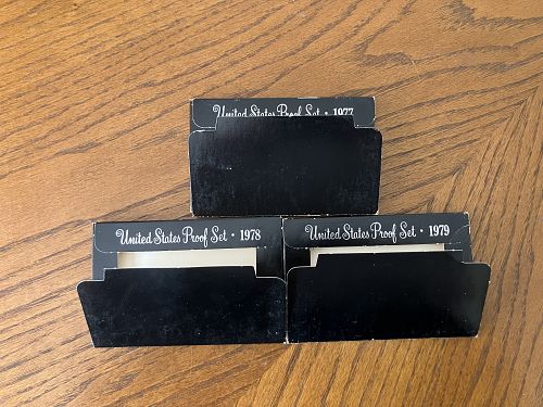 1977, 1978, 1979 Proof Sets