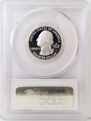 2015-S Saratoga National Park Quarter Silver Proof PCGS PR-69DCAM