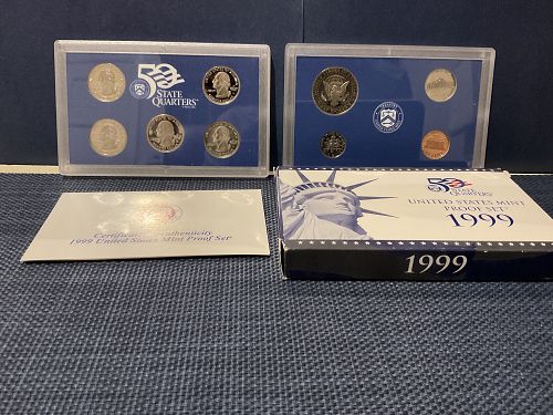 1999 S US Mint Proof Set - 9 Piece