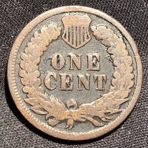 1891-P Indian Head Small Cent Coin - G (Good) condition