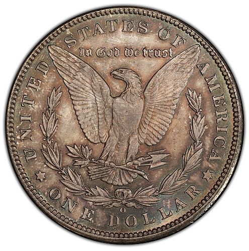 1898-O Morgan Silver Dollar PCGS MS64 Beautiful Toning *COLOR*