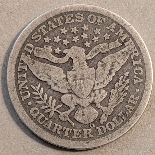 1897-O Barber Quarter