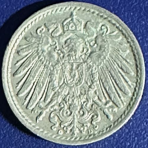Germany - Empire - 1915 D (Munich mint) - 5 Pfennig [#2] (3,516,000 minted)