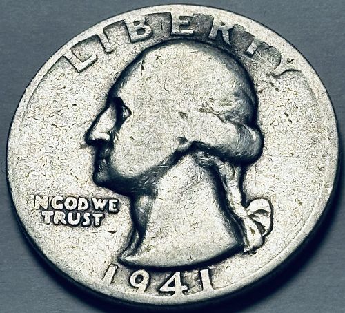 1941 P Washington Quarters