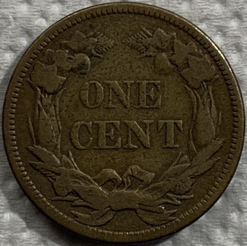 1858 Flying Eagle Large Letters Small Cent Coin - Coper Nickel