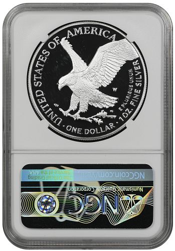 2025 W 250th Anniversary Army Privy Proof Silver Eagle $1 NGC PF69 FR