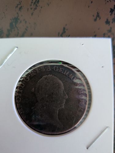 Austria 1800-? 3 Kreuzers OFF-CENTER