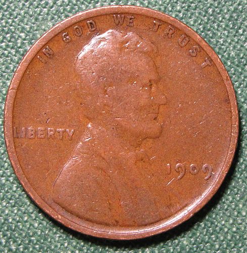 1909 P Wheat Back Lincoln Cent