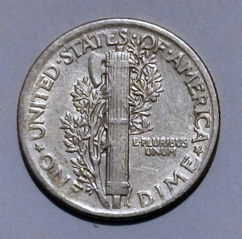 1920 Mercury Dime
