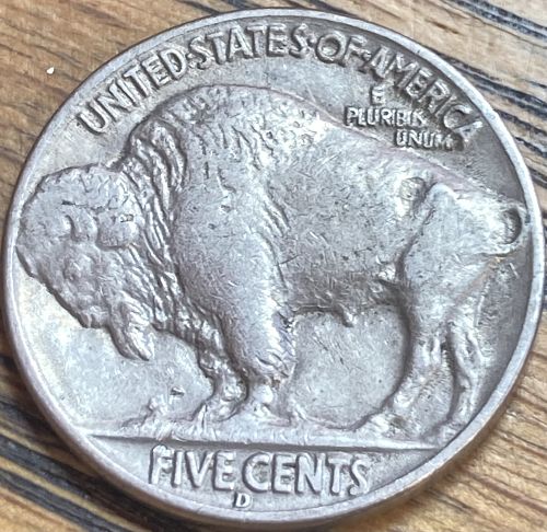 1937D Buffalo nickel in EXTREMELY FINE condition