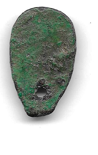 China Zhou Dynasty Ant-nose money (ghost face money) 401BC-220BC, 2.3gm 16mm X 10.2mm