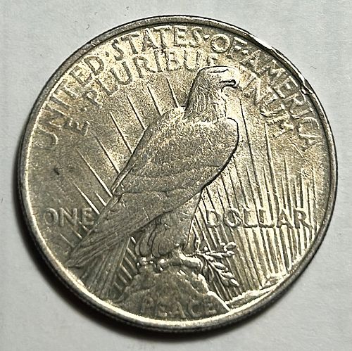1922 Peace Dollars : Normal Relief Early Silver Dollars  1744