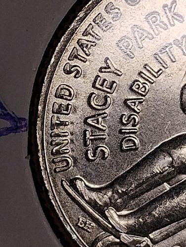 2025-D WASHINGTON QUARTER MILBERN STRUCK THROUGH REVERSE LEF SIDE, MS-63