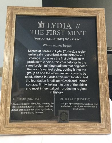 Rare The Oldest Mint In The World- Ancient Lydia 200 to 133 BC Hercules & Apollo Coin