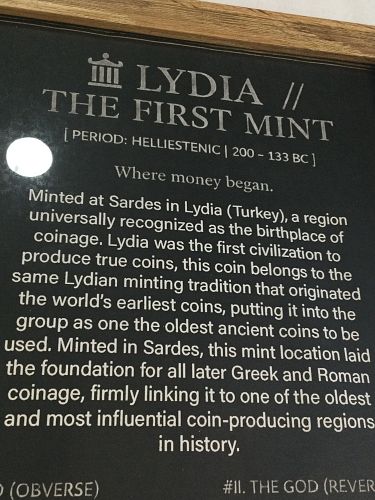 Rare The Oldest Mint In The World- Ancient Lydia 200 to 133 BC Hercules & Apollo Coin