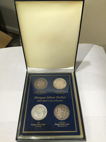 Valuable Old 1881 to 1921 The Morgan Silver Dollar Mint Marks Coin Collection