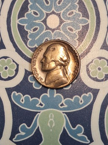 1945 S JEFFERSON NICKEL      cl31