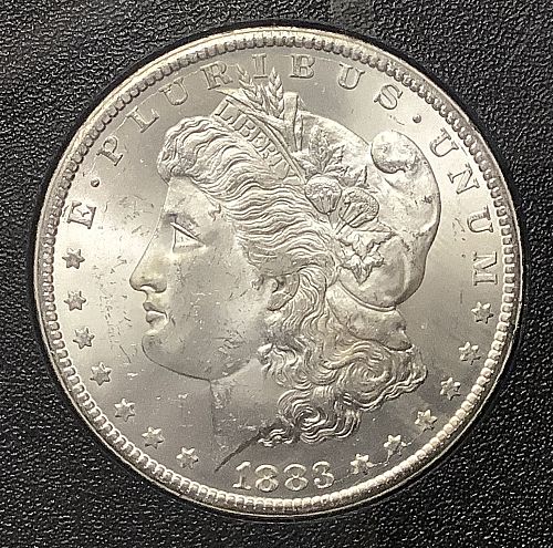 1883-CC Morgan Silver Dollar GSA Hard Pack Choice BU w/ OGP Box COA