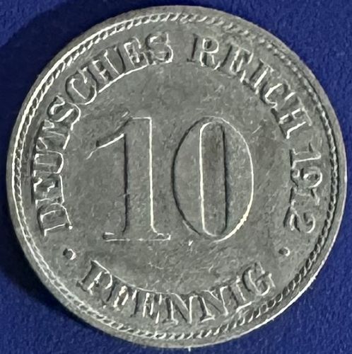 Germany - Empire - 1912 D (Munich mint) - 10 Pfennig [#2]