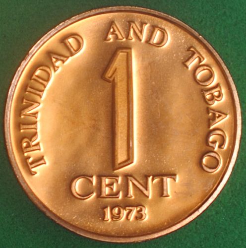 1973 Trinidad & Tobago Cent Proof