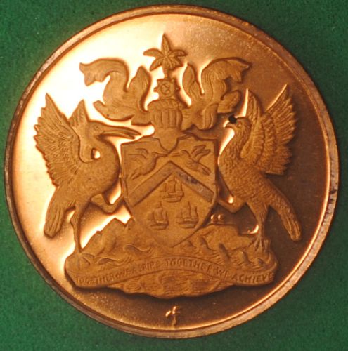 1973 Trinidad & Tobago Cent Proof