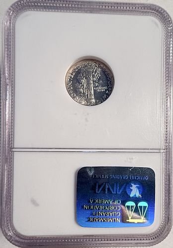 1943-S Mercury Head Dime, MS65FB NGC (13528)