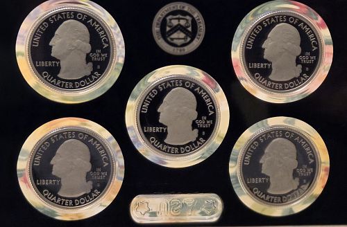 2020-S Silver 5 Piece Quarter Set .995 ASW