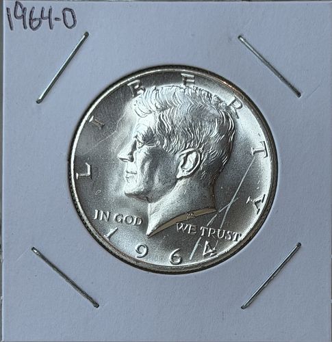 1964-D Kennedy 90% Silver Half Dollar &bull; Choice BU Condition