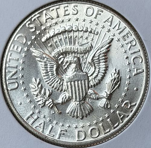 1964-D Kennedy 90% Silver Half Dollar &bull; Choice BU Condition
