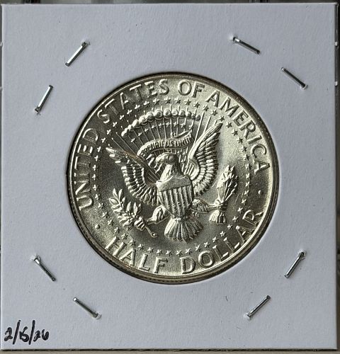 1966-P Kennedy 40% Silver Half Dollar &bull; Choice BU Condition